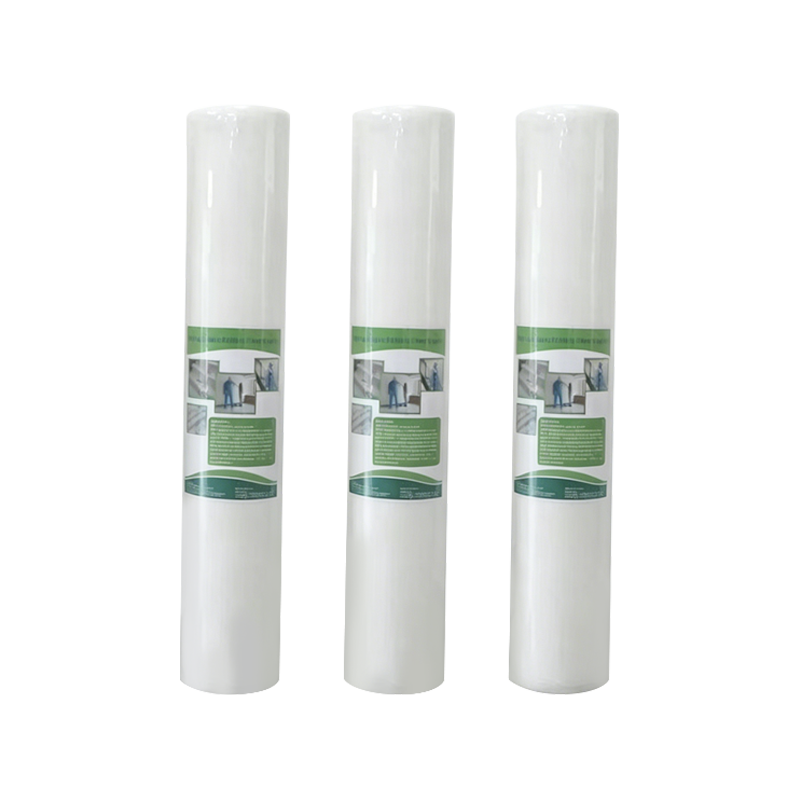 White Self Adhesive Paint Fleece for Floor Protection