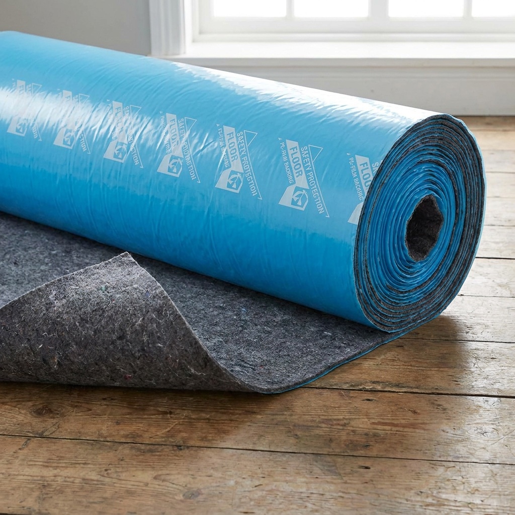 Oilproof Floor Protection Fleece Construction Sheet