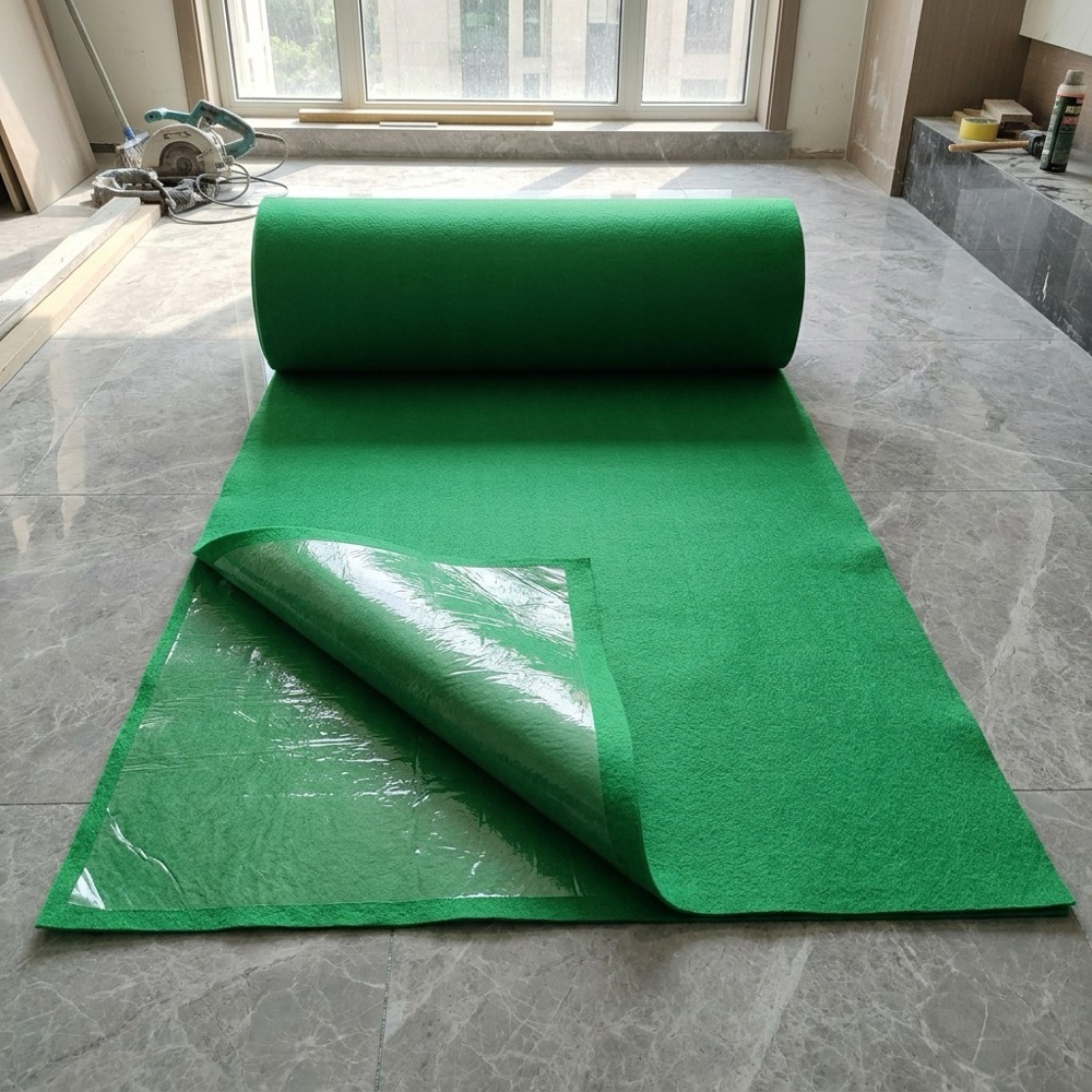160gsm Self Adhesive Floor Protection Felt Roll for Construction