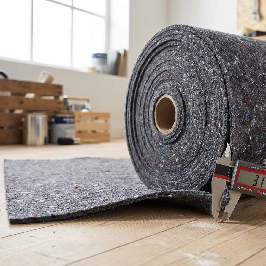 Oilproof Heavy Duty Polyester Cotton Painter Floor Felt Roll