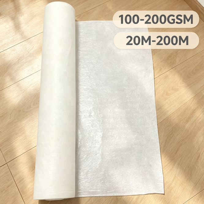 Waterproof Self Adhesive Painter Floor Protection Fleece Roll